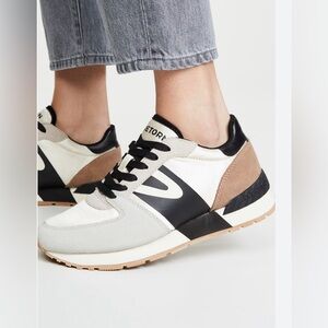 Tretorn Black and White Athletic Shoes